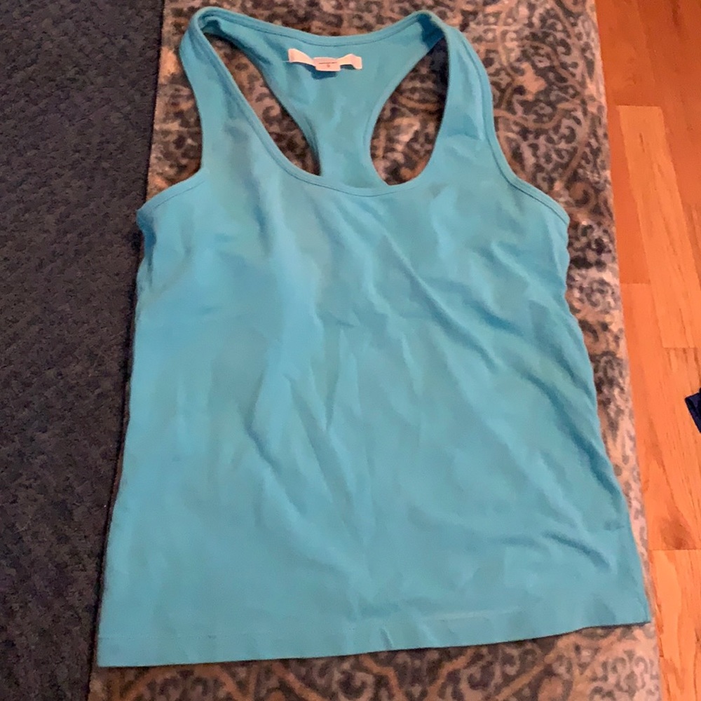 size small blue tanktop